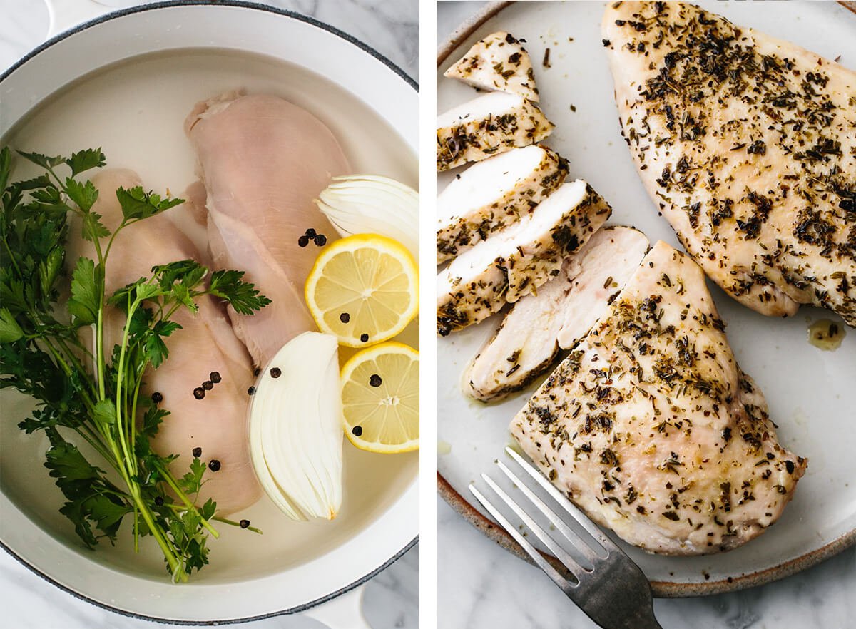 The best chicken breast recipes that are easy and anything but boring! From grilled to baked chicken, you'll find tons of ideas in this list. Chicken breast recipes including poached and baked chicken.